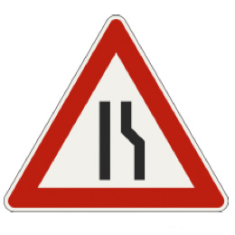 114 Zúžená vozovka