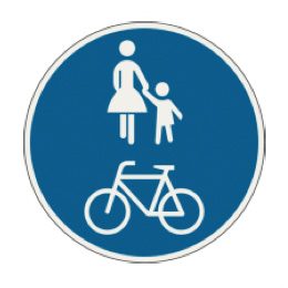 222 Spoločná komunikácia pre chodcov a cyklistov