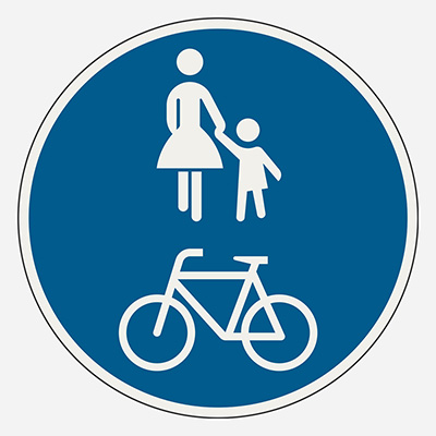 Spoločná cestička pre chodcov a cyklistov