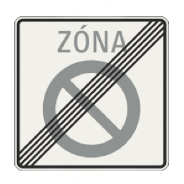 276 Koniec zóny zákazu státia
