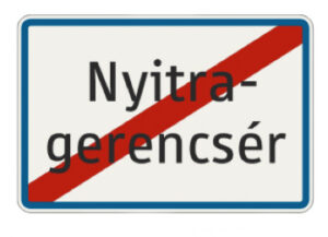 307 Označenie konca obce v jazyku národnostnej menšiny