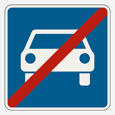 Koniec cesty pre motorové vozidlá