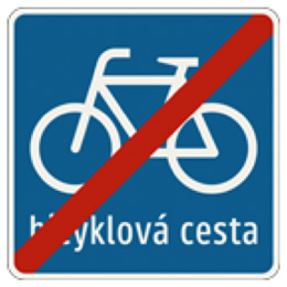 324 koniec bicyklovej cesty