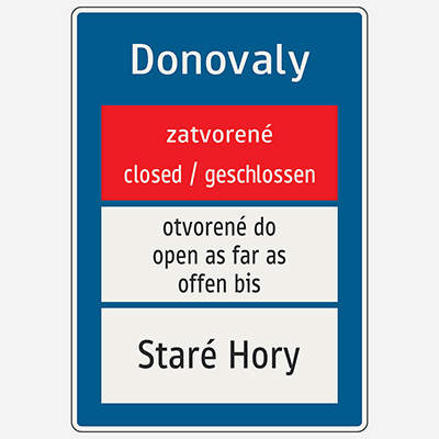 Dopravné obmedzenia na horskom prechode