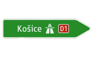 365 Šípový smerník k diaľnici