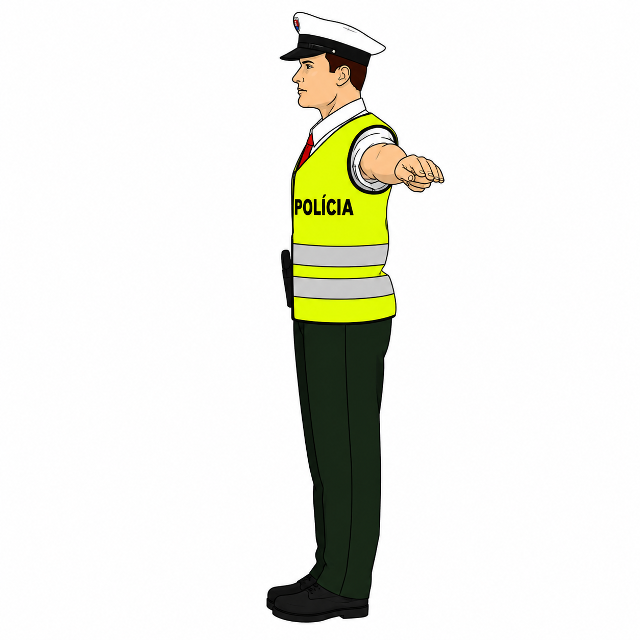 Pokyn policajta pri riadení cestnej premávky - VOĽNO