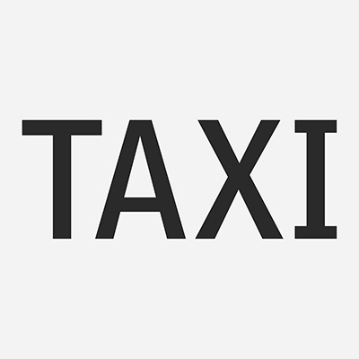 Vozidlá taxislužby pri zmluvnej preprave osôb.